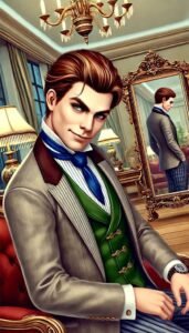 a cartoon image representing narcissism.