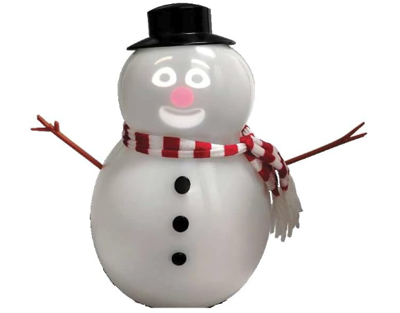 ANIMAT3D FrostByte (Mr. Chill) Talking Animated Blink Snowman with Built in Projector & Speaker Plug'n Play