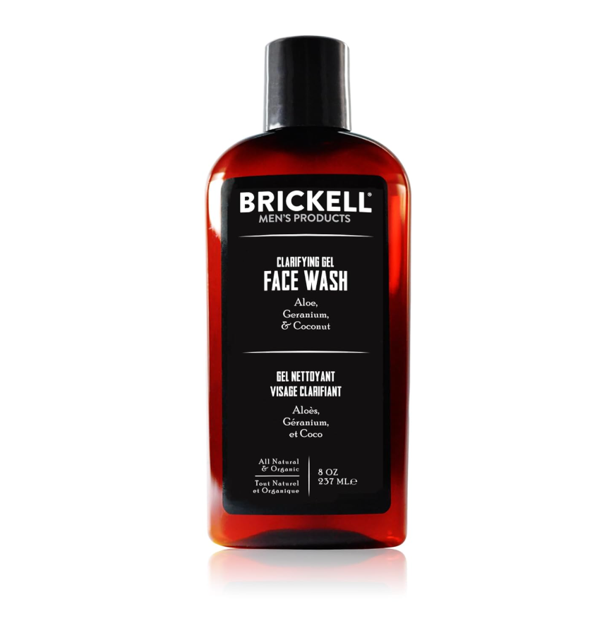 Brickell Clarifying Gel Wash--2025 Best Men's Skincare Brands
