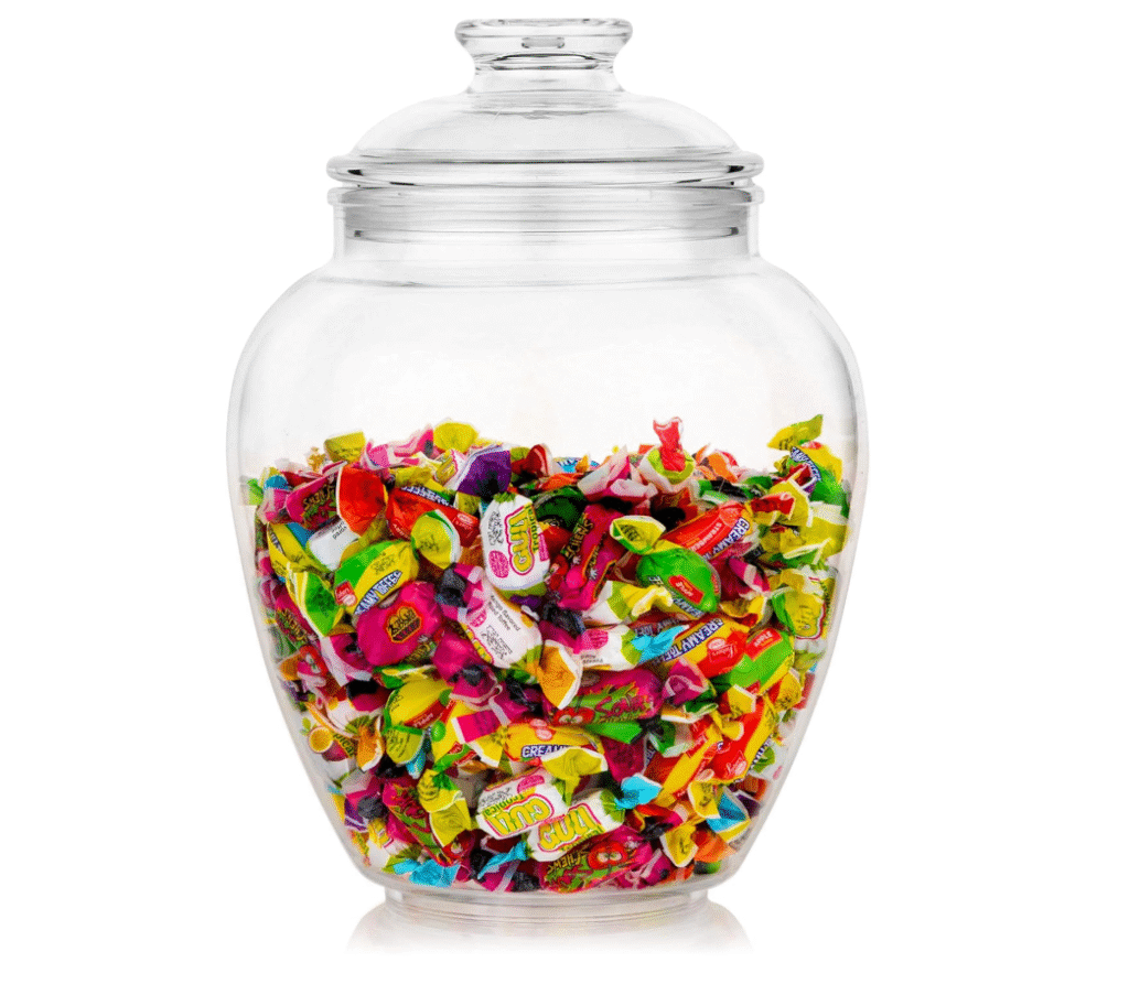 christmas gift ideas for teachers - oversized candy jar