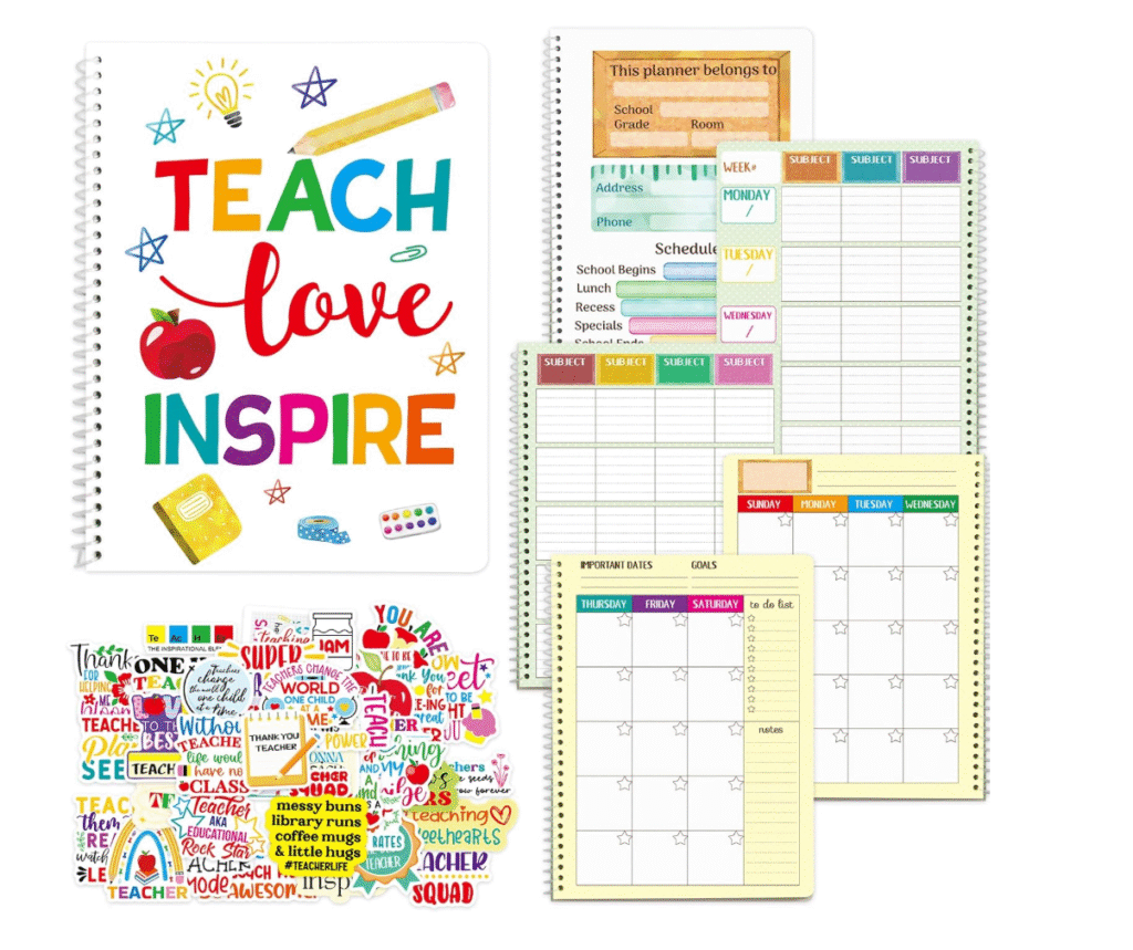 christmas gift ideas for teachers - planner stickers