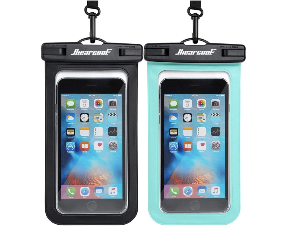 Hiearcool Waterproof Phone Pouch, Waterproof Phone Case for iPhone 16 15 14 13 Pro Max, IPX8 Cellphone Dry Bag Beach Cruise Ship Essentials 2Pack-8.3"