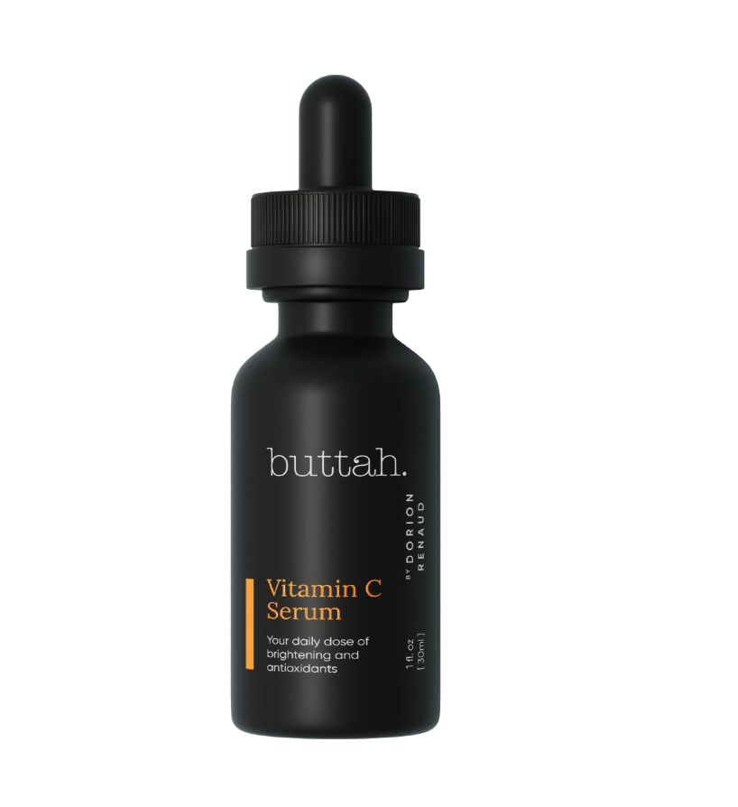 Buttah Skin Vitamin C Serum 1 FL oz e 30mL - For Face - Vitamin E - Ferulic Acid - Green Tea