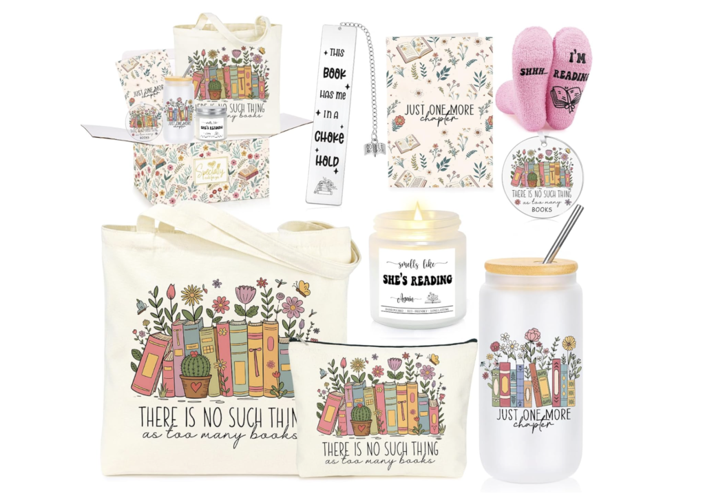 book gift basket set -valentine's gift box for her