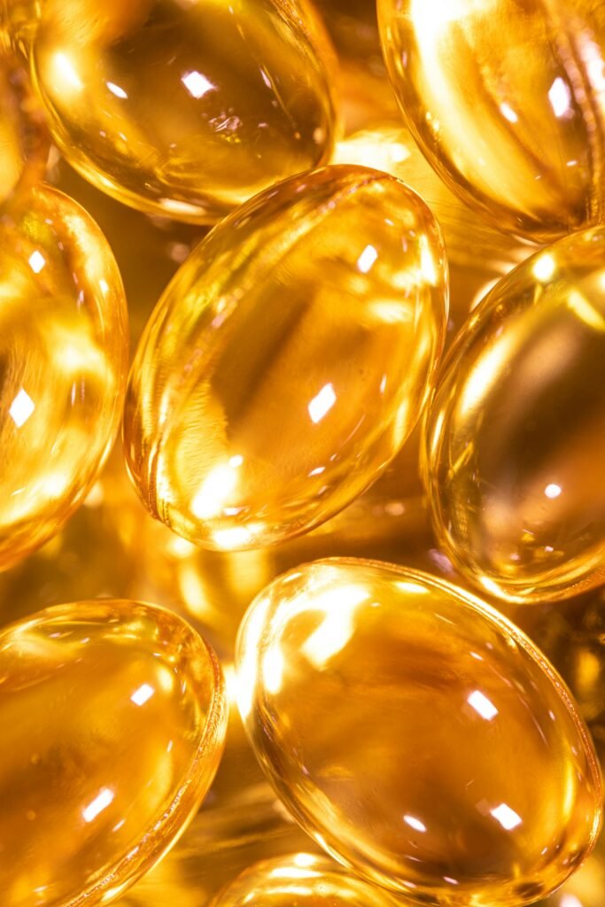 Vitamin E capsules