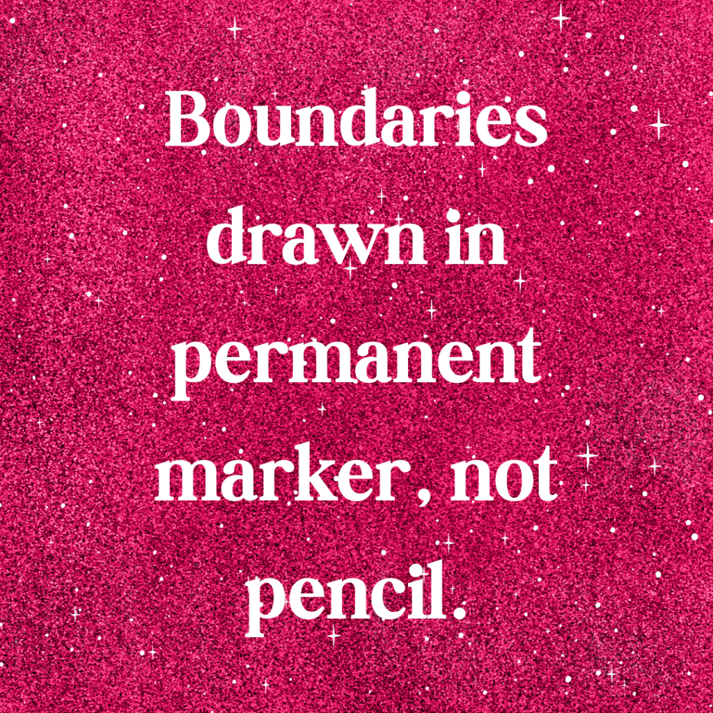 baddie aesthetic quotes - a quote on a dark pink bling background