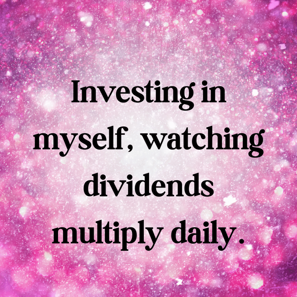 baddie aesthetic quotes - a quote on a gradient pink and white blinged-out background