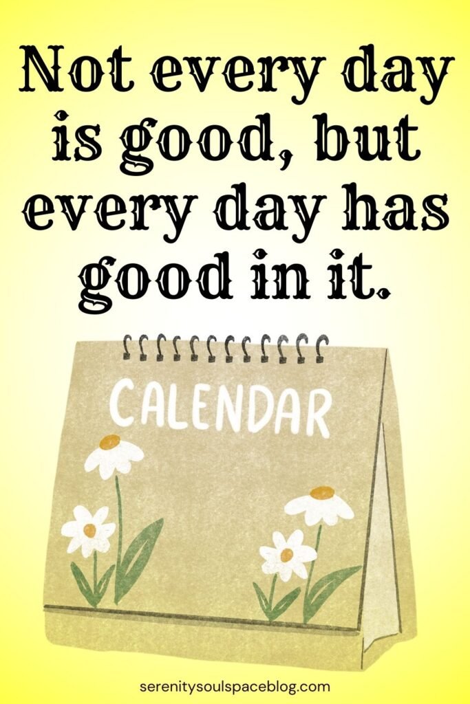 Encouraging Good Morning Quotes for Her - a calendar on a bright yellow background