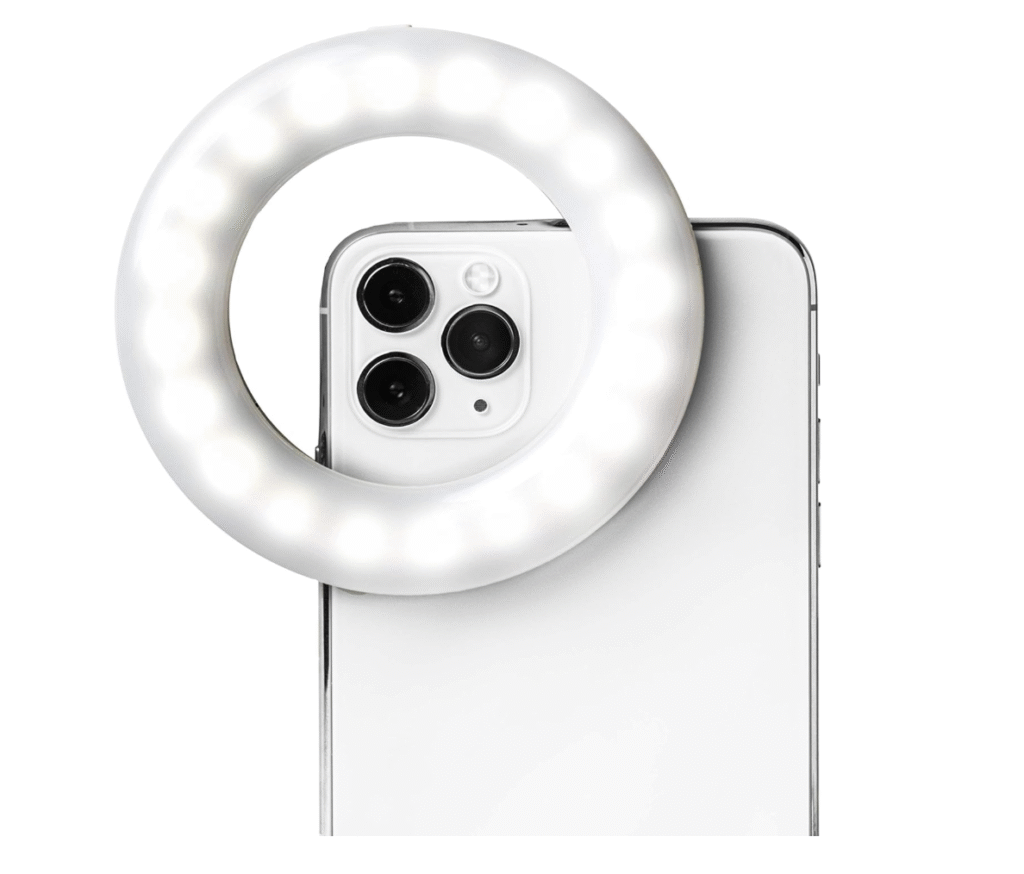 baddie aesthetic quotes - clip on selfie ring light for phone