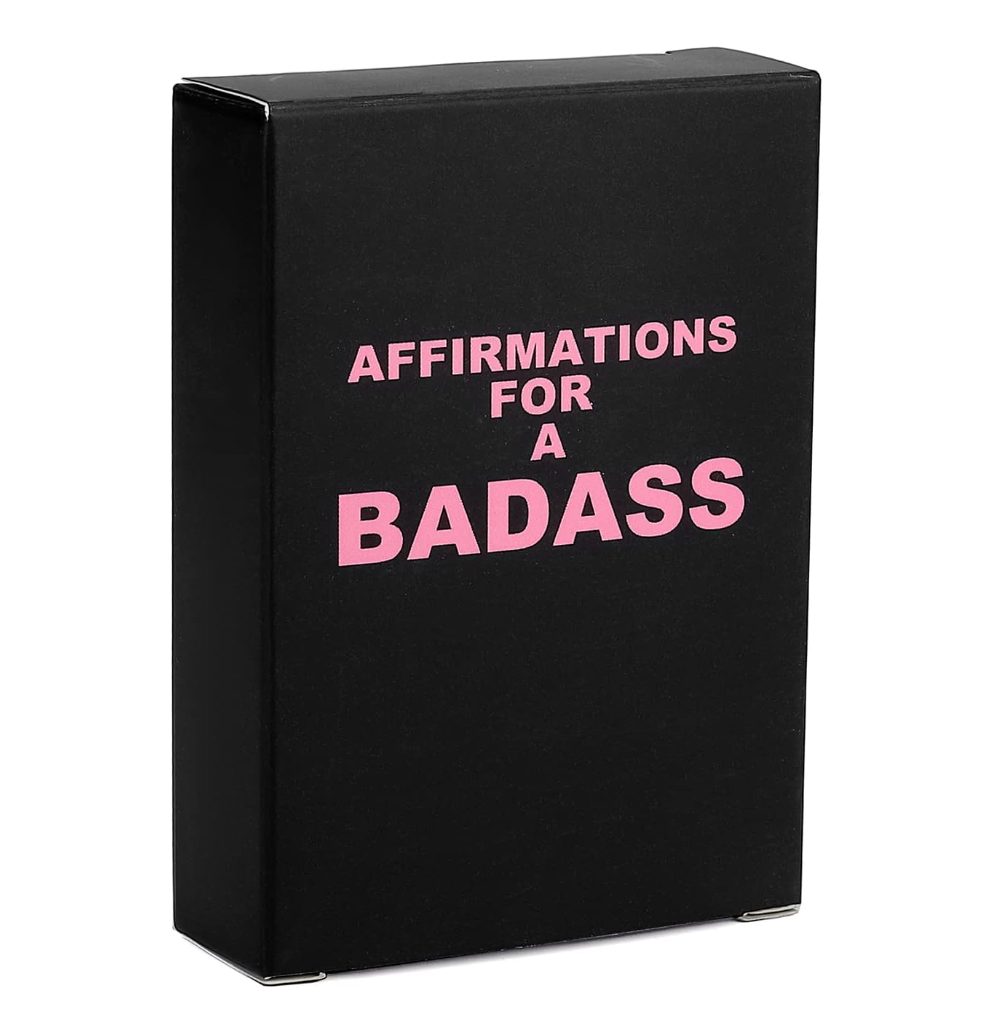 30 day glow up challenge - a deck of cards called, "affirmations for a badass"