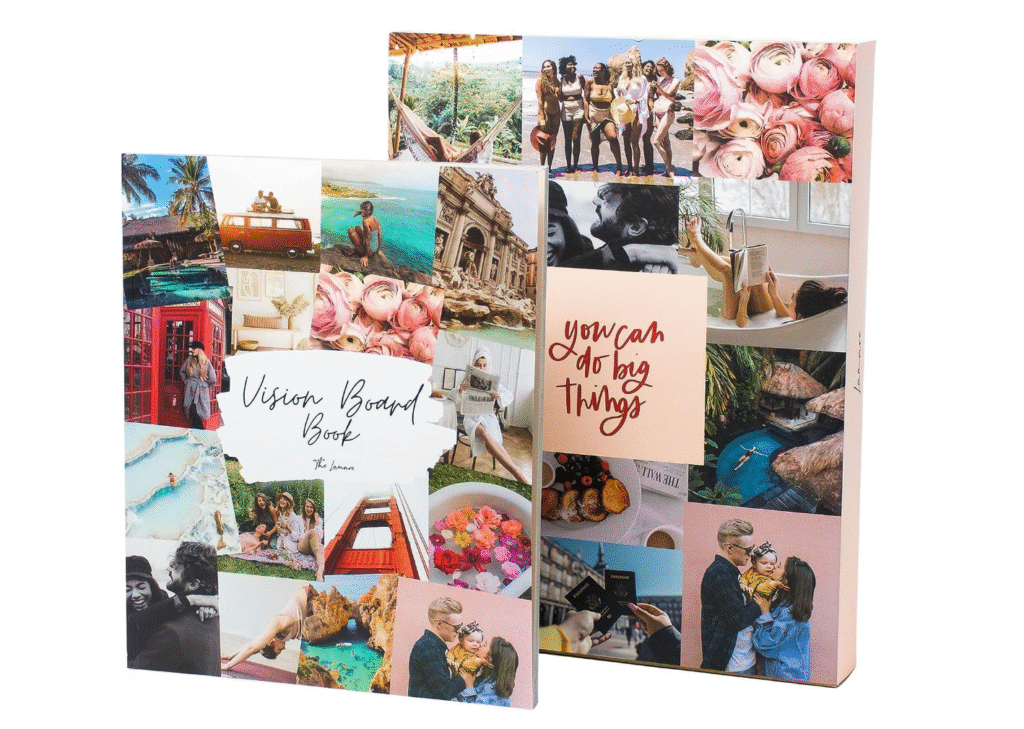 images of a vision board kit bundle