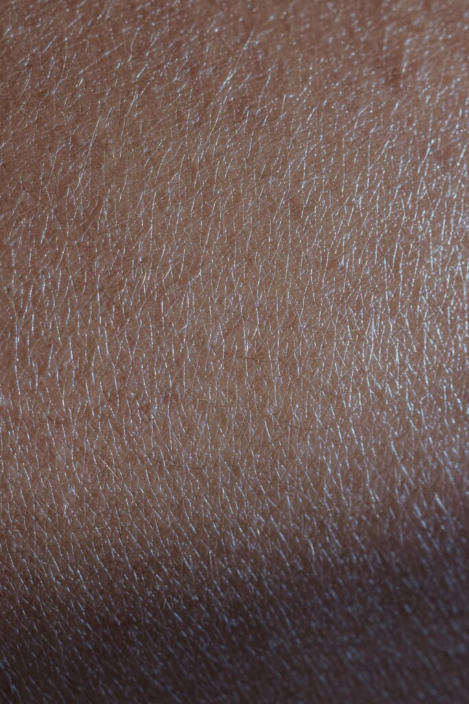 real skin texture up close