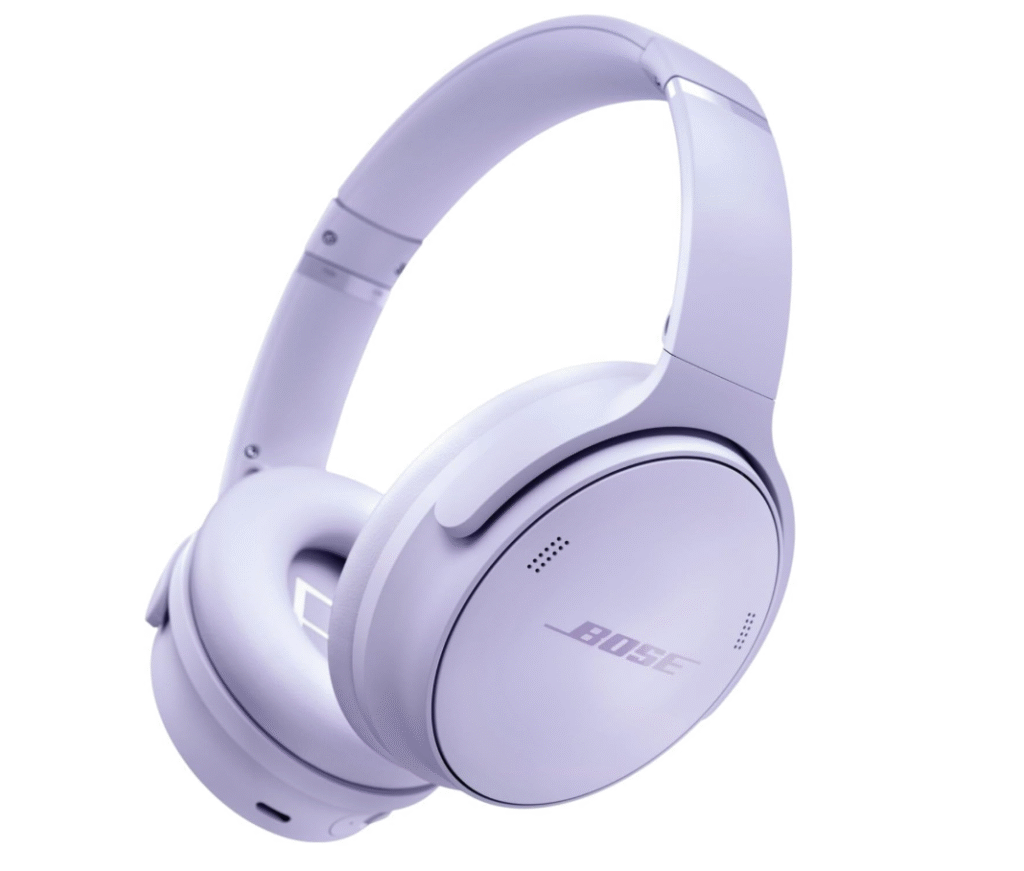 study tips for students with adhd - lavender noise canceling headphones