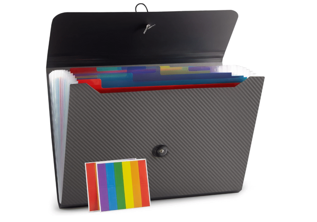 popular back to school items - 13 pocket accordion folder