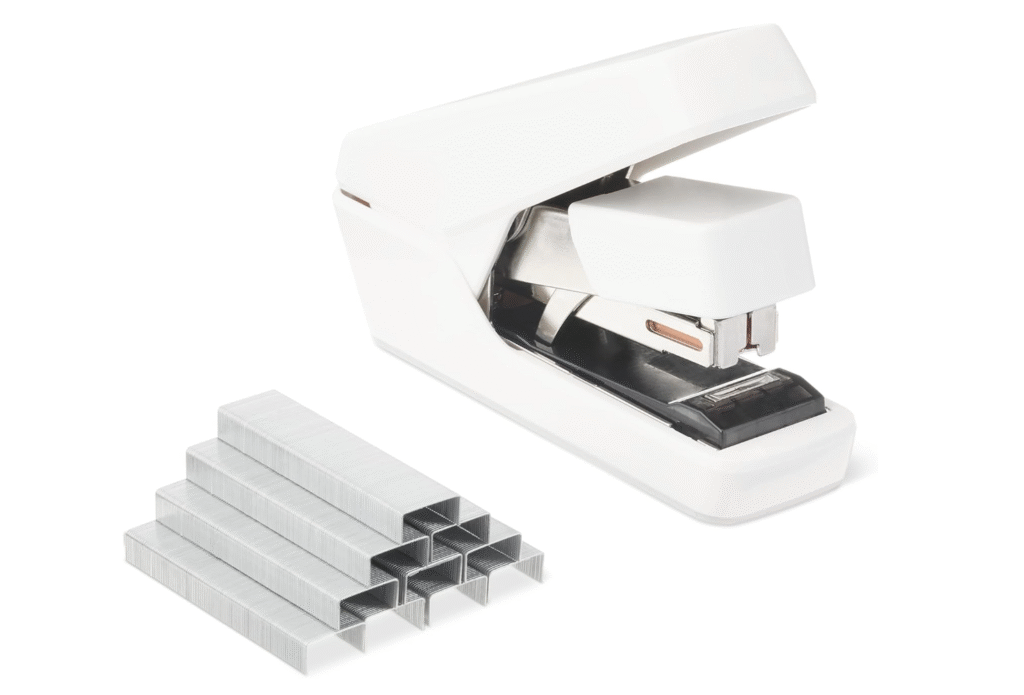 popular back to school items - mini stapler (white)