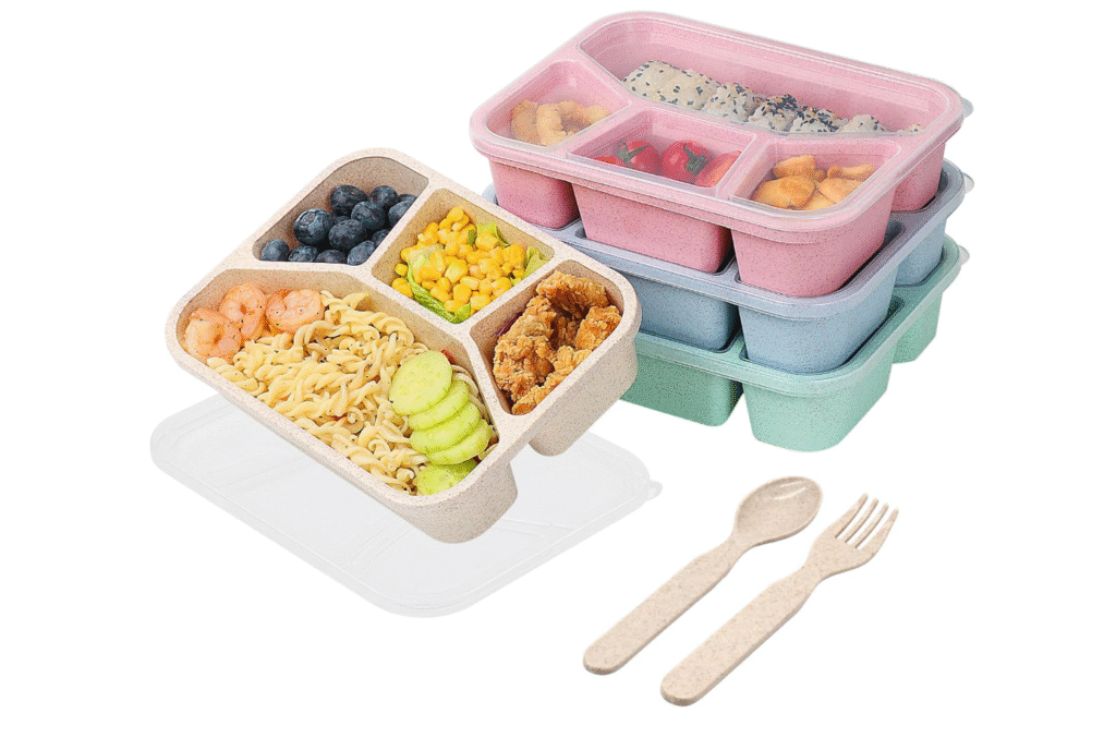 popular back to school items - stackable lunch boxes (4ct)