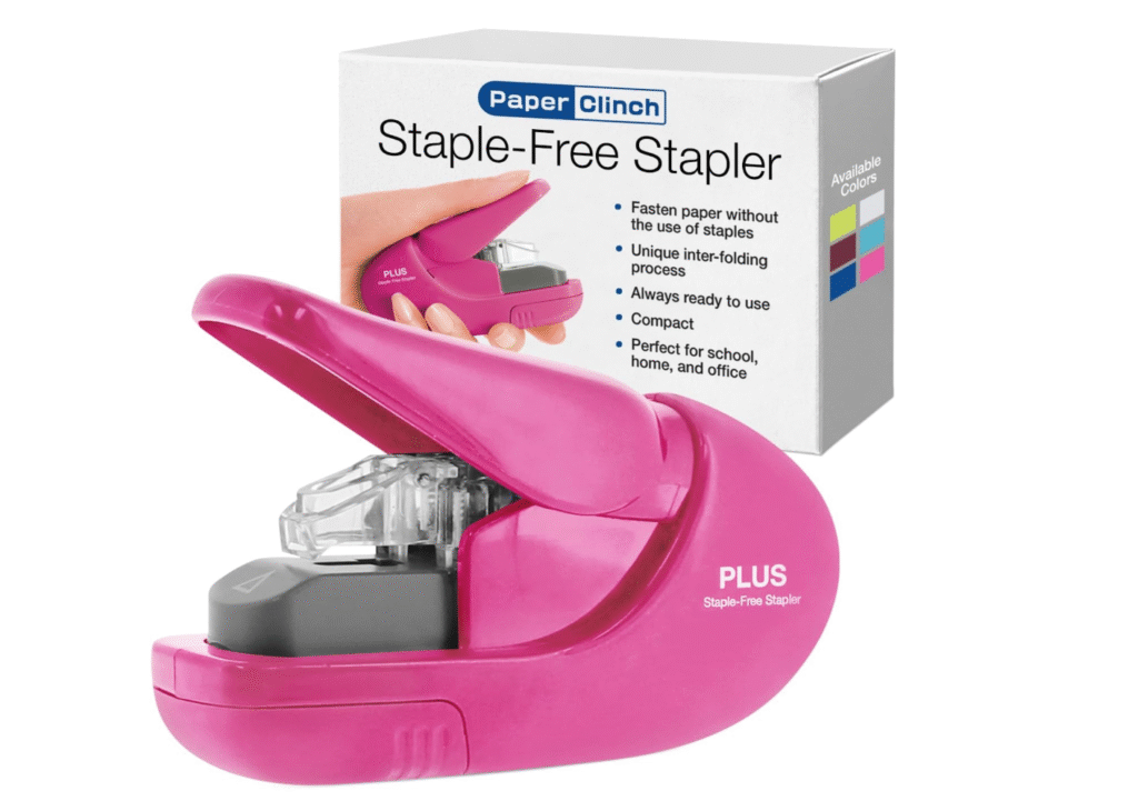 best school supplies for teachers -staple free stapler