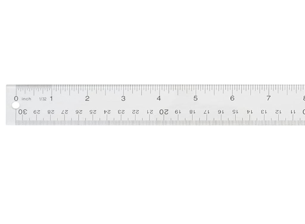 Amazon school supplies $5 and under - acrylic ruler