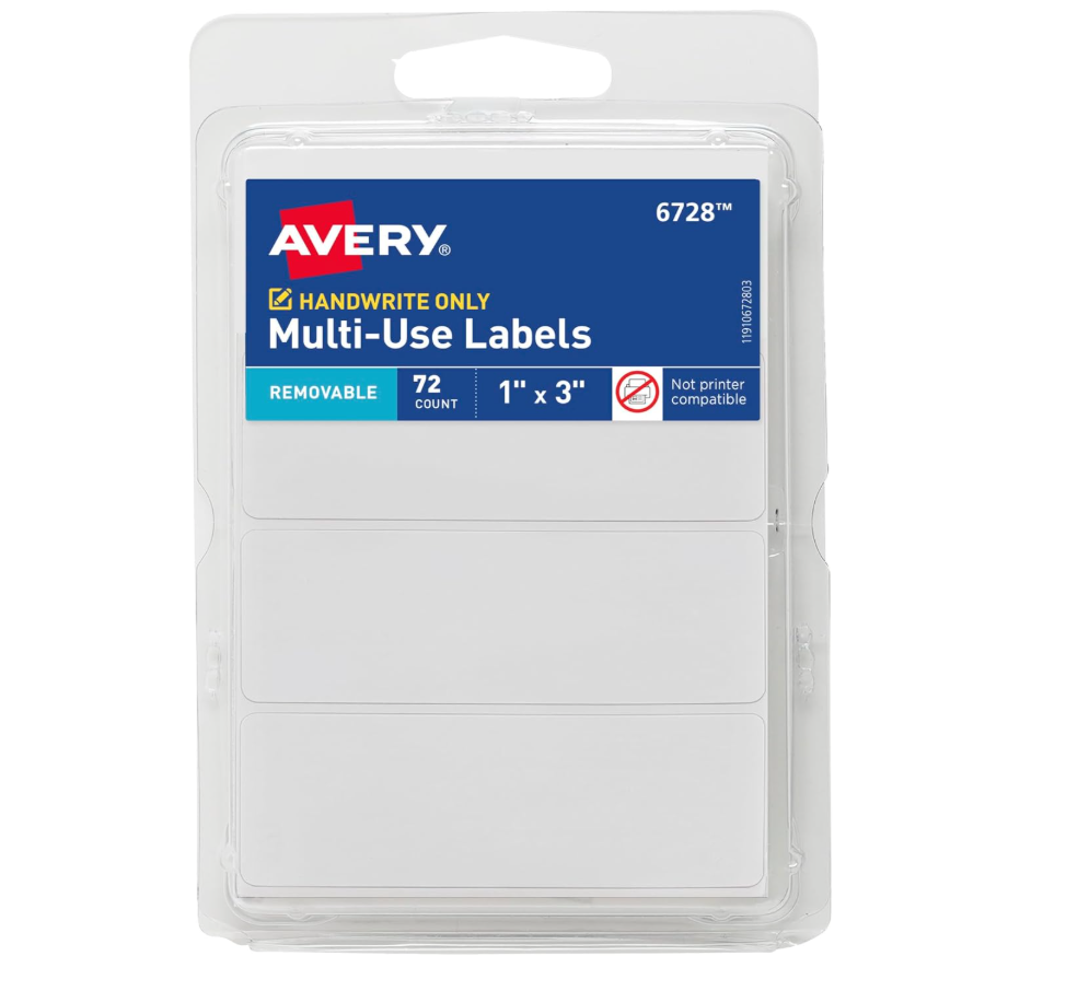 Amazon school supplies $5 and under - Avery multi-use labels