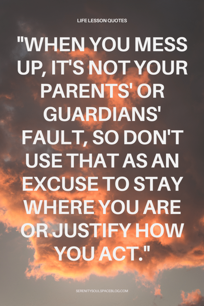 life lesson quotes - when you mess up...