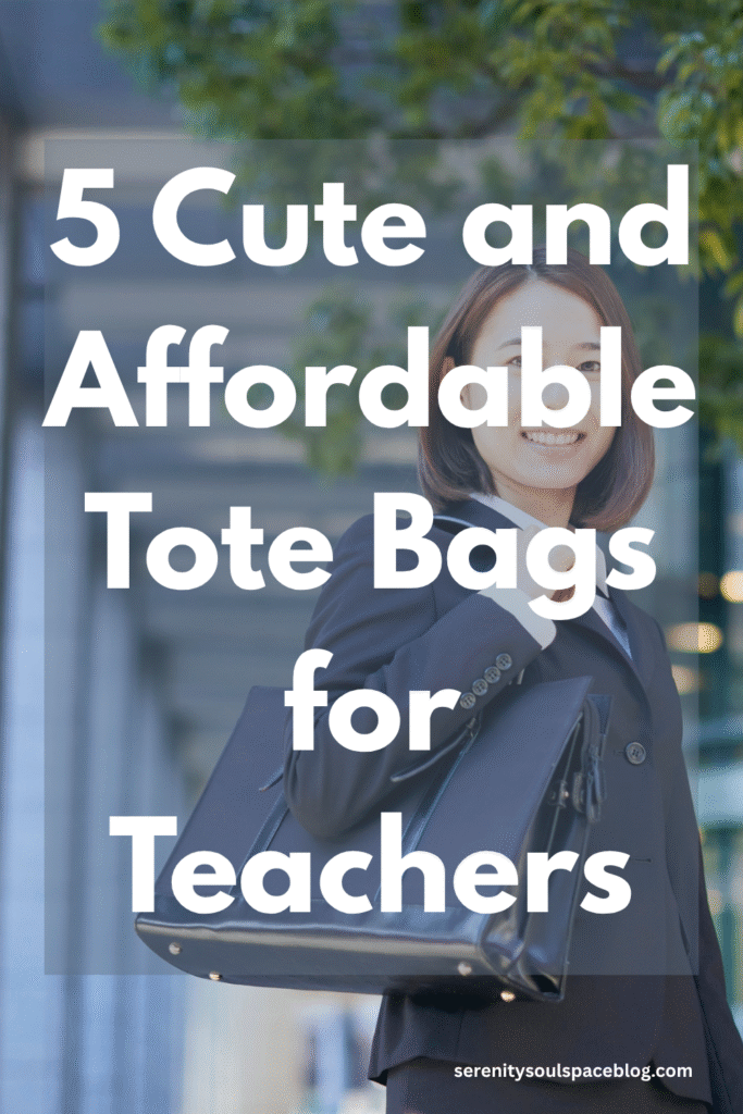 best bags for teachers - the actual Pinterest pin for this article