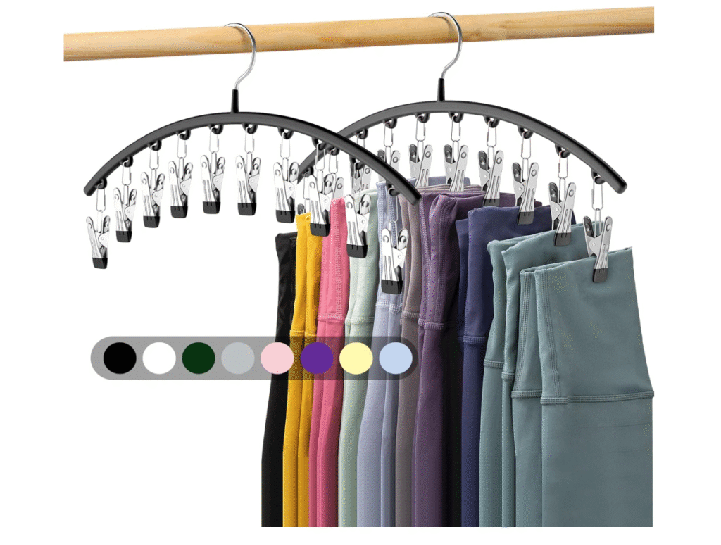 30 day glow up challenge - legging organizer for closet