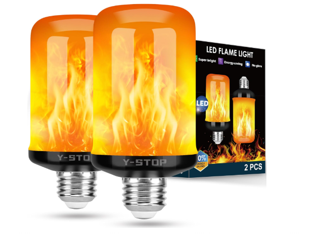 Halloween quotes - flickering flame bulbs decor