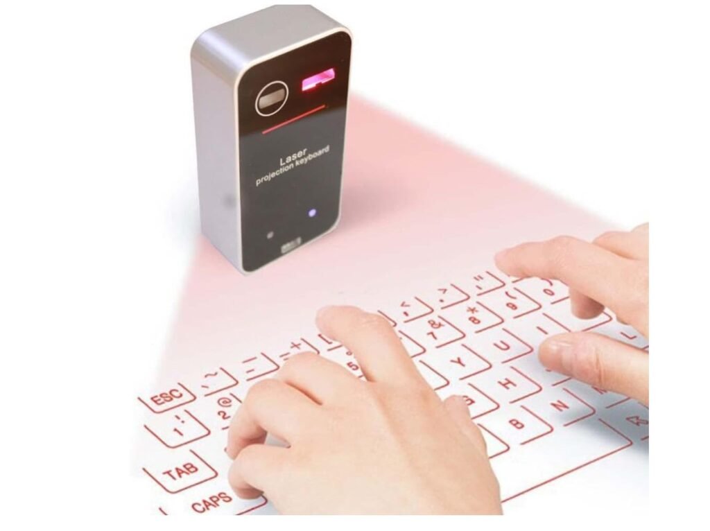 AGS Wireless keyboard projector device