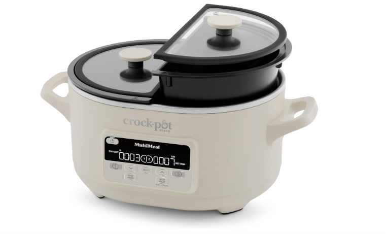 Crock-Pot MultiMeal Dual-Pot Cooker with Bake & Sync Timer