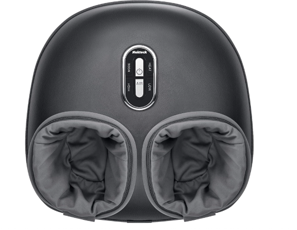 Nekteck Heated Shiatsu Foot Massager with Air Compression