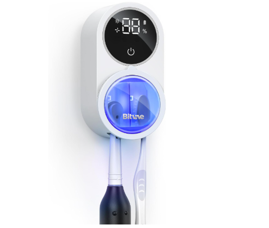 Bitvae Smart Toothbrush Cleaner & Wall-Mounted Holder