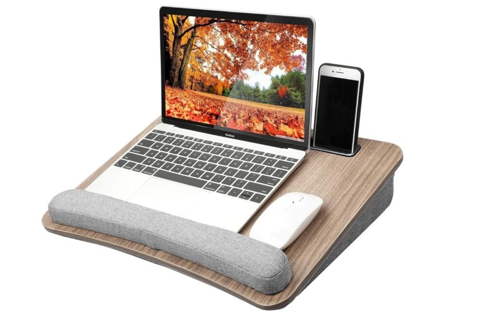 HUANUO Portable Lap Laptop Desk with Pillow Cushion